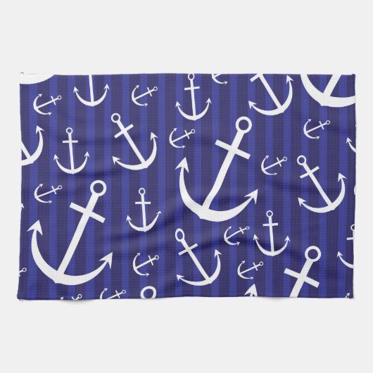 Ankermuster Handtuch (Horizontal)