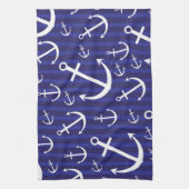 Ankermuster Handtuch (Vertikal)