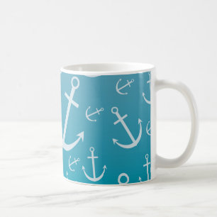 Ankermuster Kaffeetasse