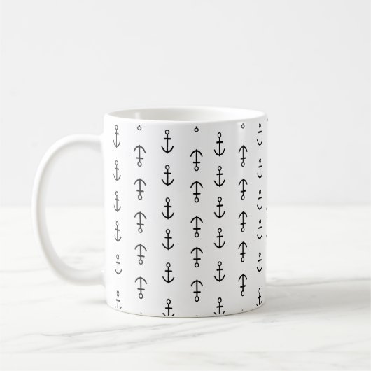 Ankermuster Kaffeetasse (Links)