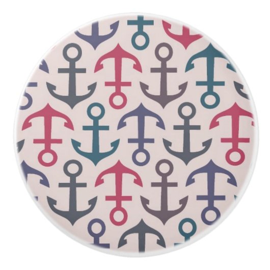 Ankermuster Keramikknauf (Vorderseite)