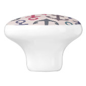 Ankermuster Keramikknauf (Seitenansicht)