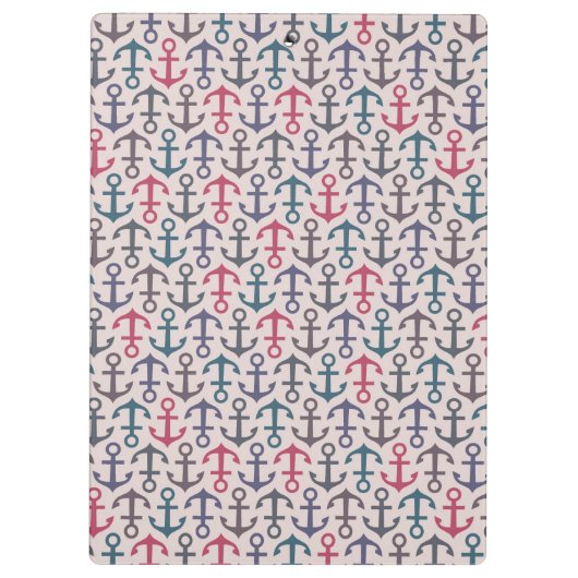 Ankermuster Klemmbrett (Rückseite)