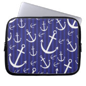 Ankermuster Laptopschutzhülle (Vorderseite)