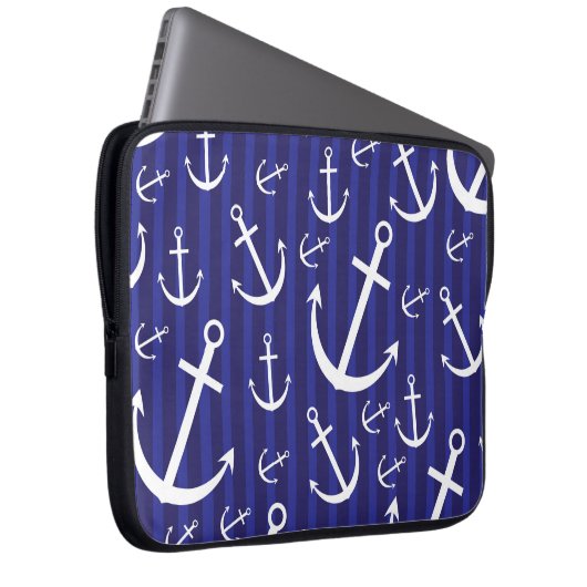 Ankermuster Laptopschutzhülle (Vorne Rechts)