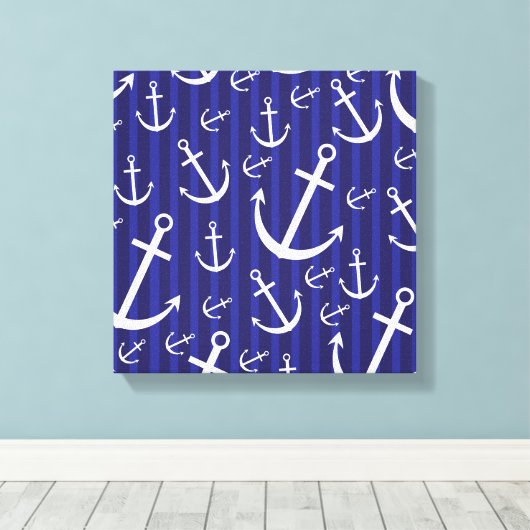 Ankermuster Leinwanddruck (Insitu (Holzboden))