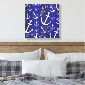 Ankermuster Leinwanddruck (Insitu (Schlafzimmer))