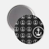 Ankermuster Magnet (Vorderseite/Rückseite)