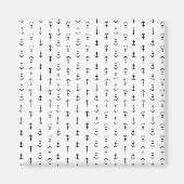 Ankermuster Magnet (Vorne)