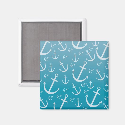 Ankermuster Magnet (Vorderseite/Rückseite)