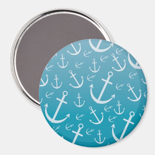 Ankermuster Magnet (Vorderseite/Rückseite)
