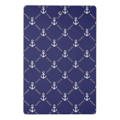 Ankermuster Mini Klemmbrett (Rückseite)