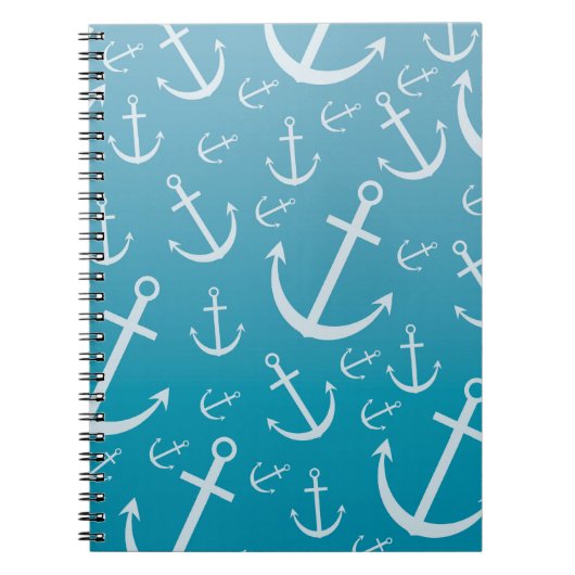 Ankermuster Notizblock (Vorderseite)