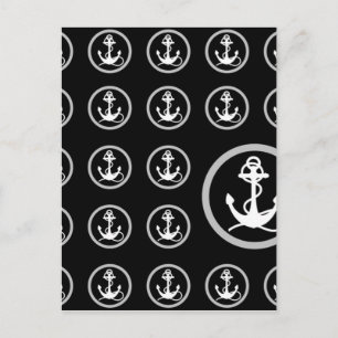 Ankermuster Postkarte