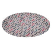 Ankermuster Schneidebrett (Ecke)