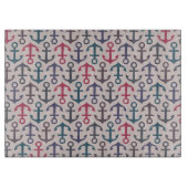 Ankermuster Schneidebrett (Vorderseite)