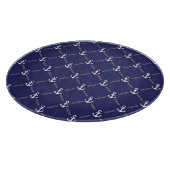 Ankermuster Schneidebrett (Ecke)