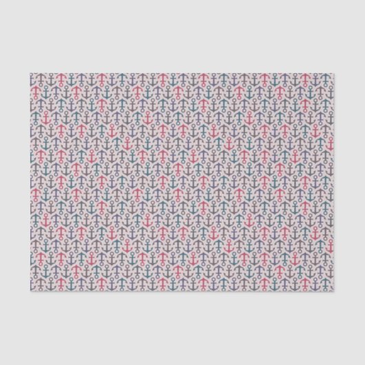 Ankermuster Seidenpapier (Vorderseite)