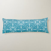 Ankermuster Seitenschläferkissen (Rückseite)