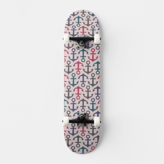 Ankermuster Skateboard (Vorderseite)