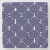 Ankermuster Steinuntersetzer (Vorderseite)