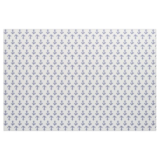 Ankermuster Stoff (Fat Quarter (45,7 x 55,9 cm))