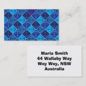 Ankermuster Telefonnummerkarte (Vorne/Hinten)