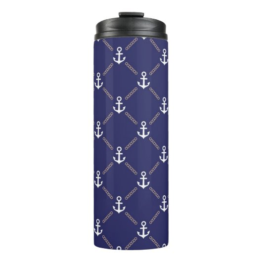 Ankermuster Thermosbecher (Vorderseite)