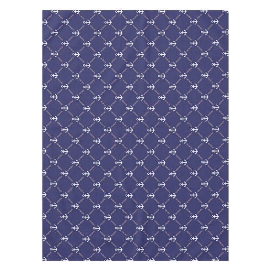 Ankermuster Tischdecke (Vorderseite)