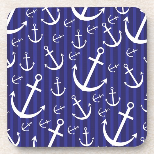 Ankermuster Untersetzer (Vorderseite)