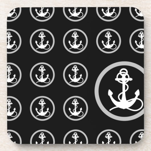 Ankermuster Untersetzer (Vorderseite)