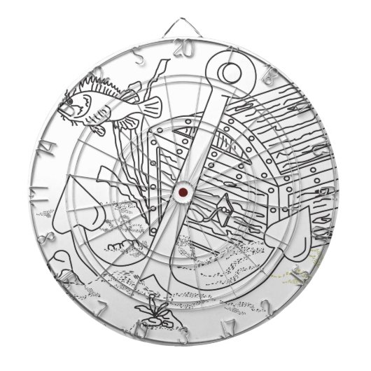 ankern dartscheibe (vorne)