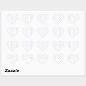 Ankernahtlose Textur Herz-Aufkleber (Blatt)