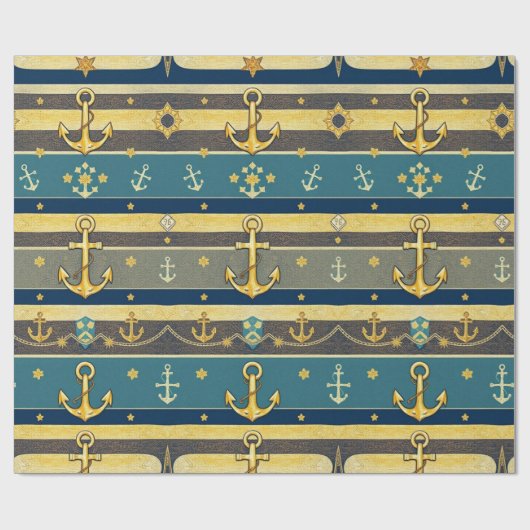 Ankerpapier für Bar Wrapping Geschenkpapier (Flach)