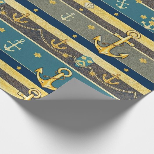 Ankerpapier für Bar Wrapping Geschenkpapier (Ecke)