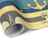 Ankerpapier für Bar Wrapping Geschenkpapier (Rolleneckpunkt)