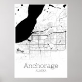 Ankerplan - Alaska - City Map Poster (Vorne)
