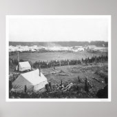 Ankerplatz, Alaska Baseball 1915 Poster (Vorne)