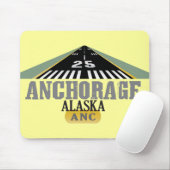 Ankerplatz Alaska - Flughafen-Start Mousepad (Mit Mouse)