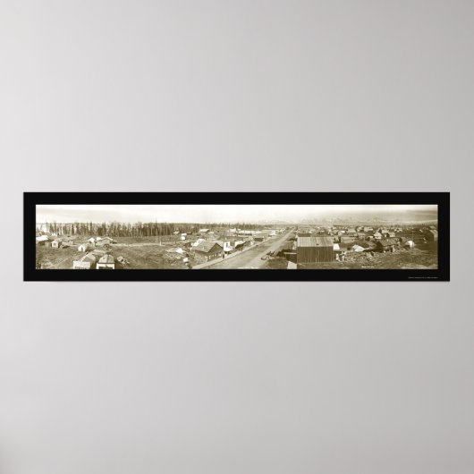 Ankerplatz, Alaska-Foto 1916 Poster (Vorne)