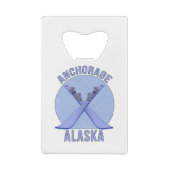 Ankerplatz, Alaska Geldbeutel Flaschenöffner (Rückseite)