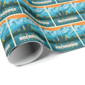 Ankerplatz, Alaska Geschenkpapier (Rolleneckpunkt)