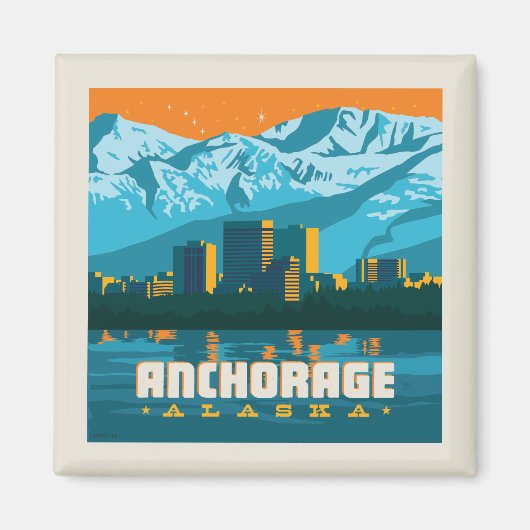 Ankerplatz, Alaska Magnet (Vorne)