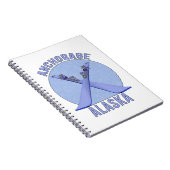 Ankerplatz, Alaska Notizblock (Rechte Seite)