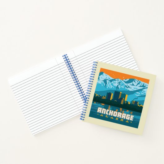 Ankerplatz, Alaska Notizblock (Innenseite)