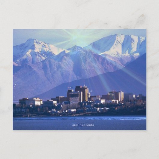 Ankerplatz, Alaska Postkarte (Vorderseite)