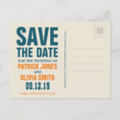 Ankerplatz, Alaska | Save The Date Ankündigungspostkarte (Rückseite)