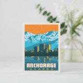 Ankerplatz, Alaska | Save The Date Ankündigungspostkarte (Stehend Vorderseite)