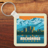 Ankerplatz, Alaska Schlüsselanhänger (Vorderseite)
