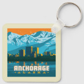 Ankerplatz, Alaska Schlüsselanhänger (Rückseite)